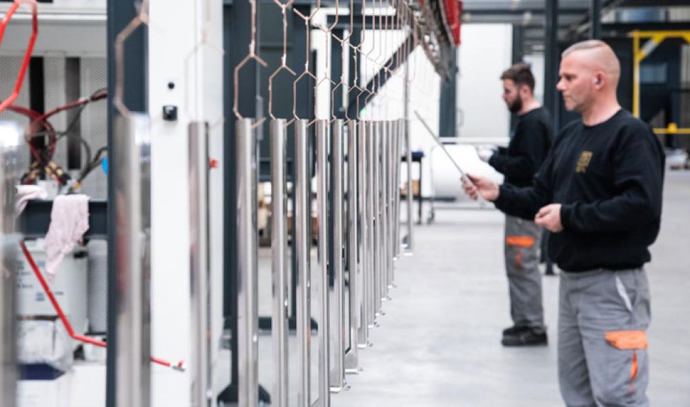 peinture thermolaquage acier